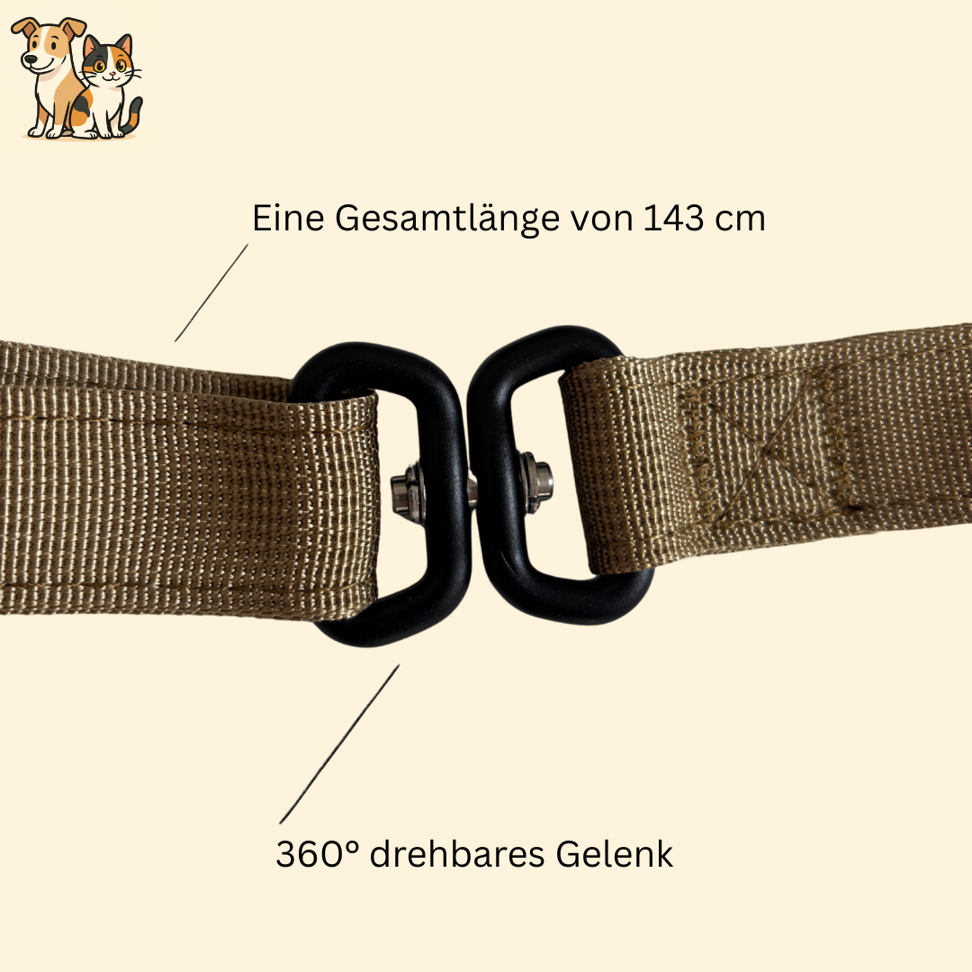 Paw Lounge 360° Hundeleine – Verdrehsicher, robust & leicht