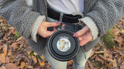 Paw Lounge Outdoor-Trinknapf – Faltbar, leicht & ideal für unterwegs (350ml)